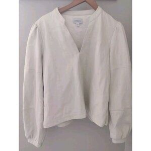 Evereve Cream Blouse